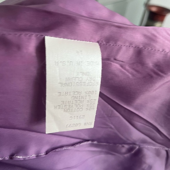 noviello bloom pink/ blue vintage suit size 14 - Picture 3 of 5